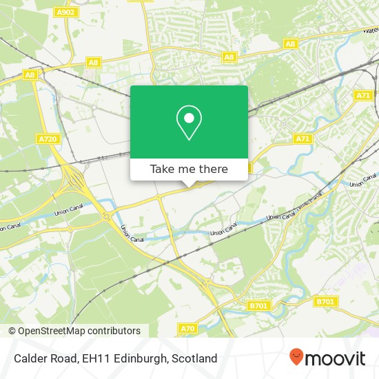 Calder Road, EH11 Edinburgh map