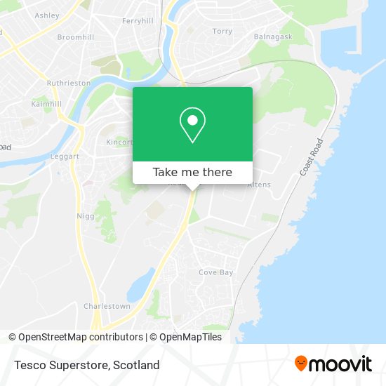 Tesco Superstore map