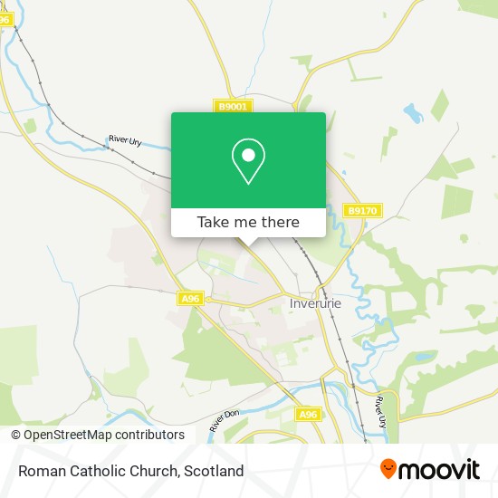 Roman Catholic Church map