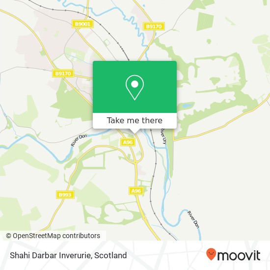 Shahi Darbar Inverurie, 11 Elphinstone Road Port Elphinstone Inverurie AB51 3UR map