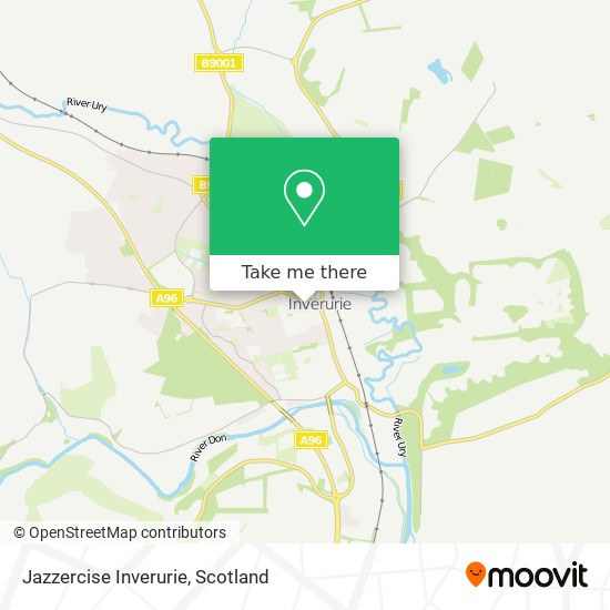Jazzercise Inverurie map