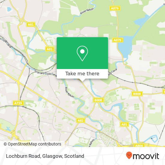 Lochburn Road, Glasgow map