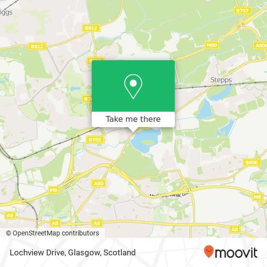 Lochview Drive, Glasgow map