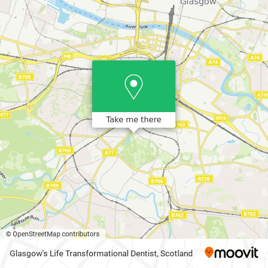 Glasgow's Life Transformational Dentist map