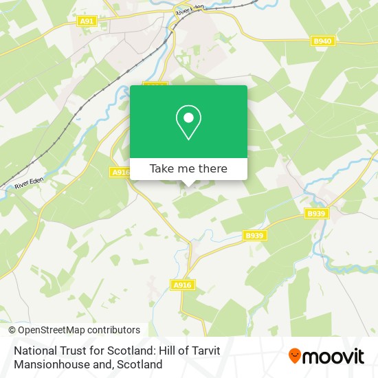 National Trust for Scotland: Hill of Tarvit Mansionhouse and map