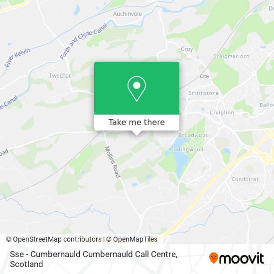 Sse - Cumbernauld Cumbernauld Call Centre map
