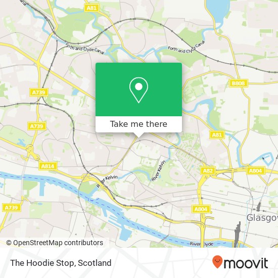 The Hoodie Stop map