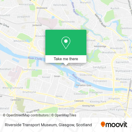 Riverside Transport Museum, Glasgow map