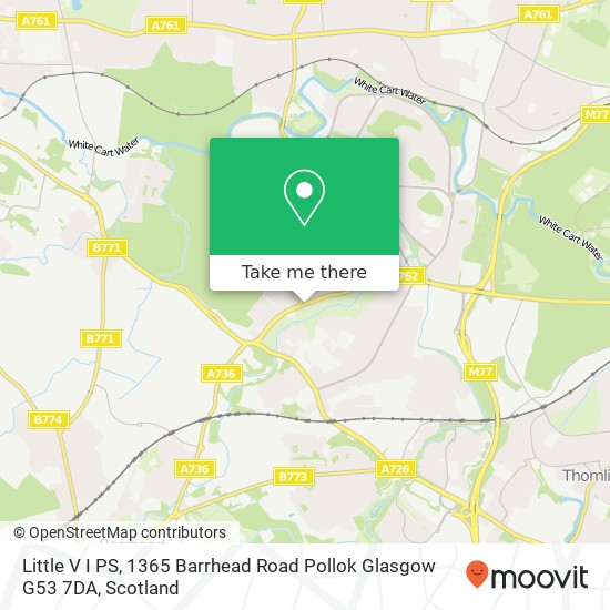 Little V I PS, 1365 Barrhead Road Pollok Glasgow G53 7DA map