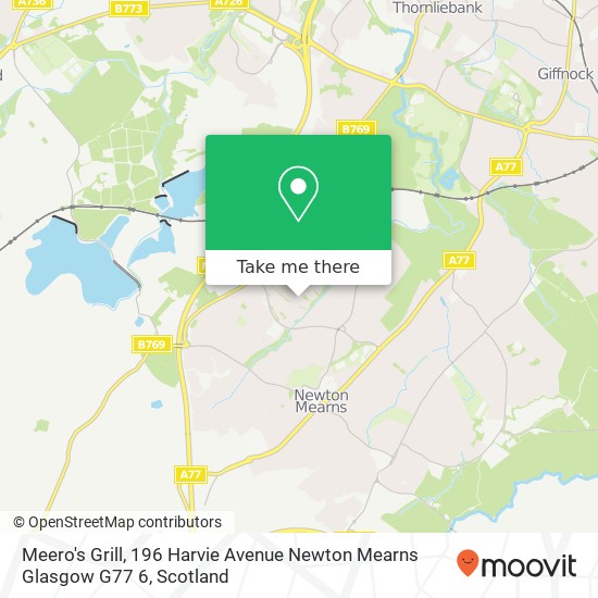 Meero's Grill, 196 Harvie Avenue Newton Mearns Glasgow G77 6 map