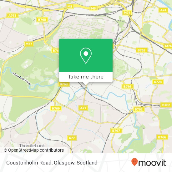 Coustonholm Road, Glasgow map