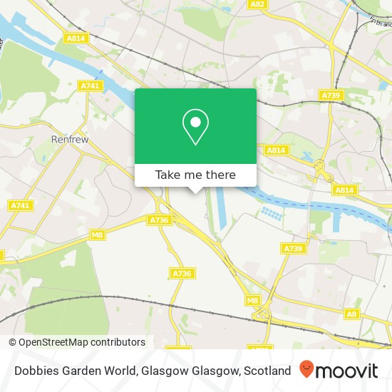 Dobbies Garden World, Glasgow Glasgow map