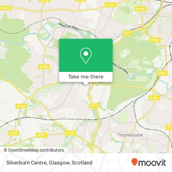 Silverburn Centre, Glasgow map