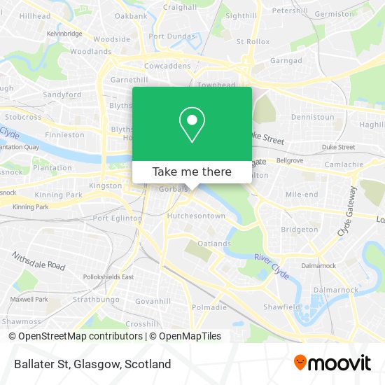 Ballater St, Glasgow map