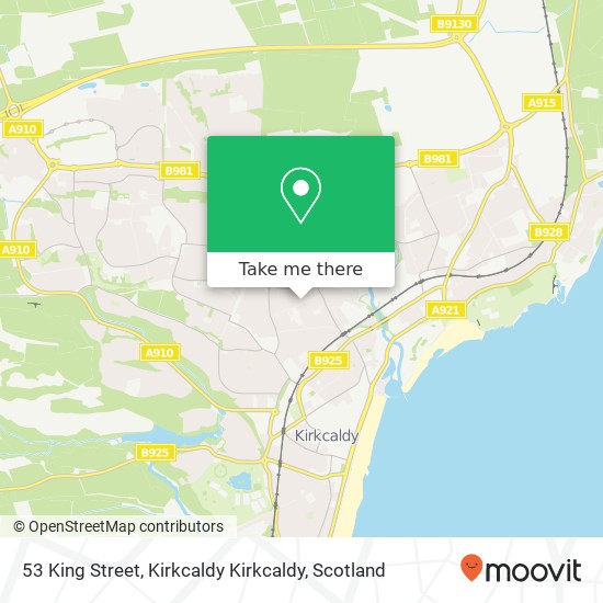 53 King Street, Kirkcaldy Kirkcaldy map