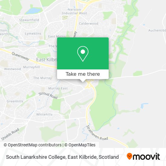 South Lanarkshire College, East Kilbride map