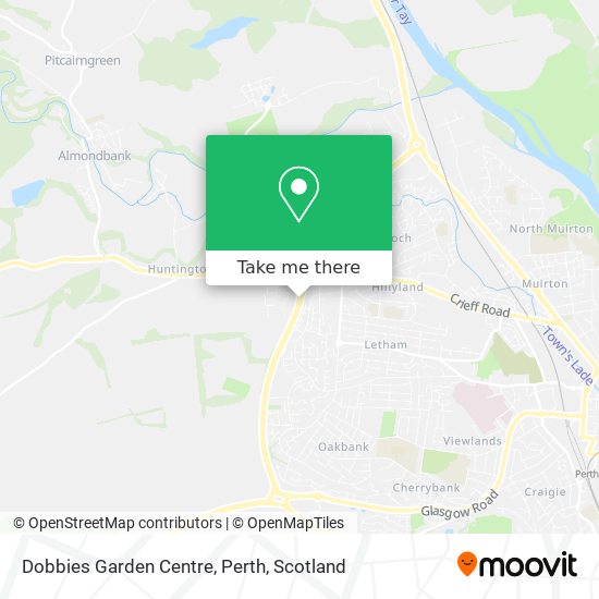 Dobbies Garden Centre, Perth map