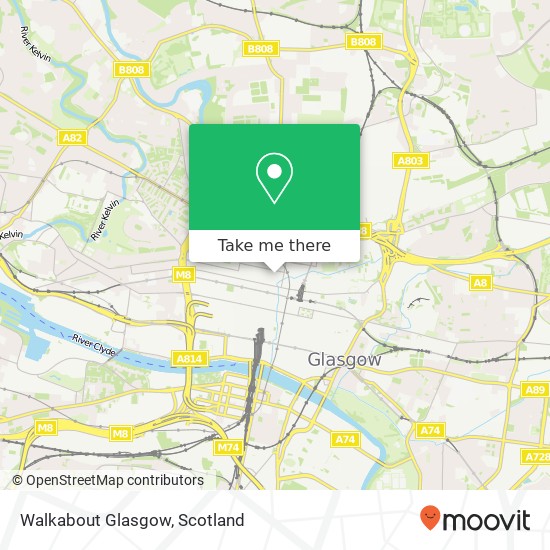 Walkabout Glasgow map