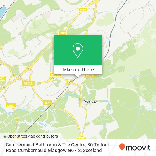 Cumbernauld Bathroom & Tile Centre, 80 Telford Road Cumbernauld Glasgow G67 2 map
