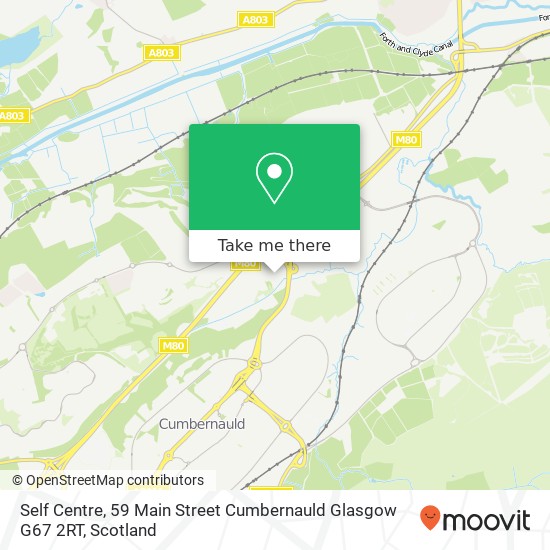 Self Centre, 59 Main Street Cumbernauld Glasgow G67 2RT map