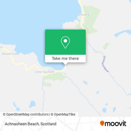 Achnasheen Beach map