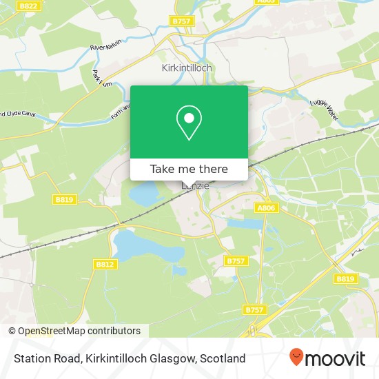 Station Road, Kirkintilloch Glasgow map