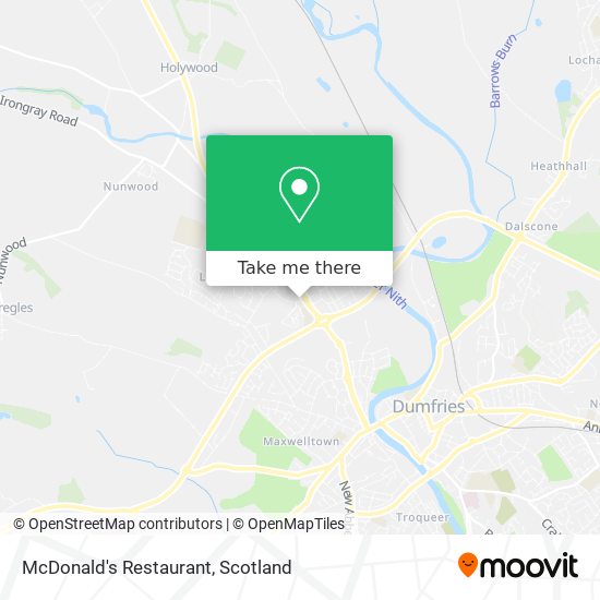 McDonald's Restaurant map