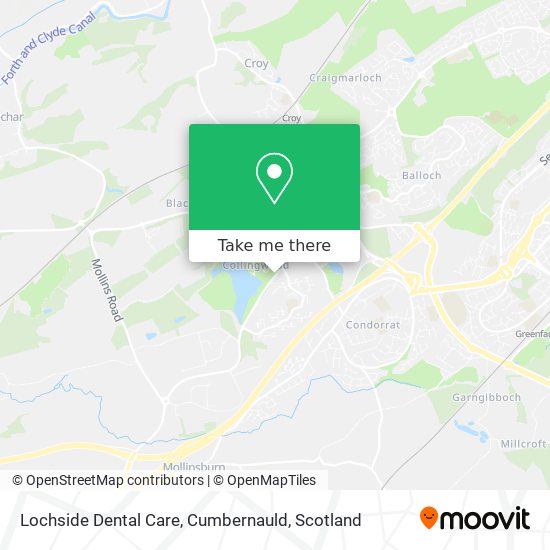 Lochside Dental Care, Cumbernauld map
