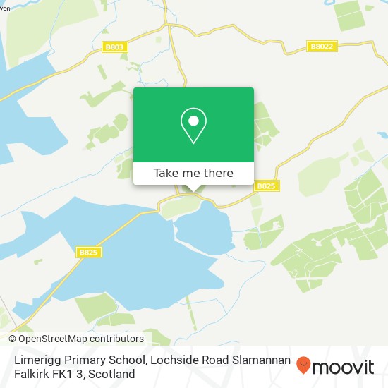 Limerigg Primary School, Lochside Road Slamannan Falkirk FK1 3 map