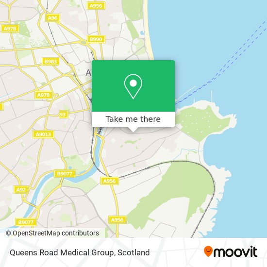 Queens Road Medical Group map