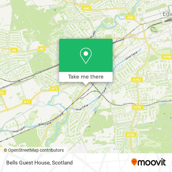 Bells Guest House map