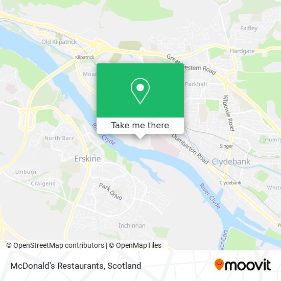 McDonald's Restaurants map