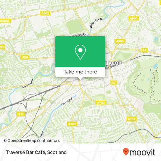 Traverse Bar Café map