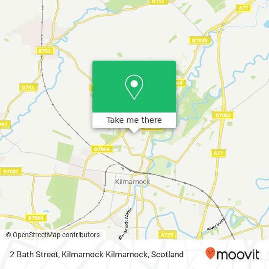 2 Bath Street, Kilmarnock Kilmarnock map