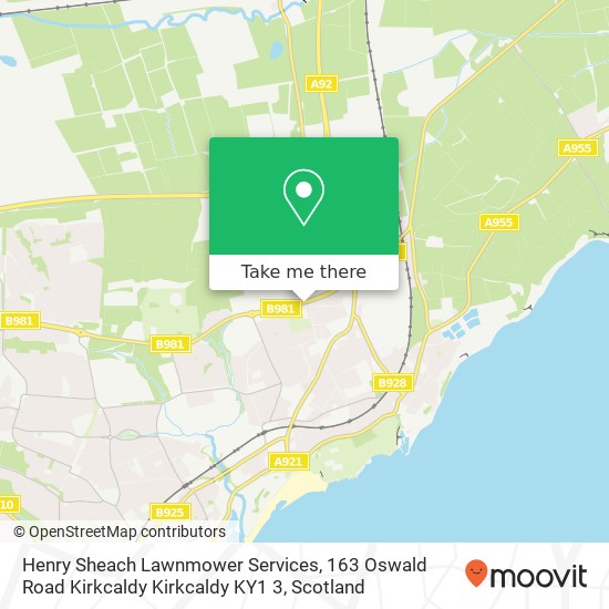 Henry Sheach Lawnmower Services, 163 Oswald Road Kirkcaldy Kirkcaldy KY1 3 map