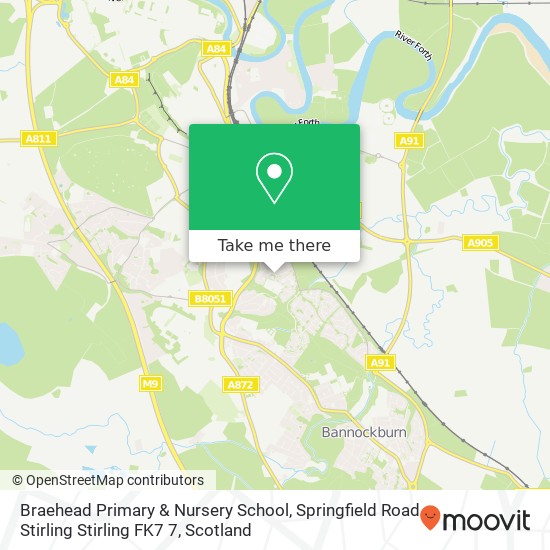 Braehead Primary & Nursery School, Springfield Road Stirling Stirling FK7 7 map