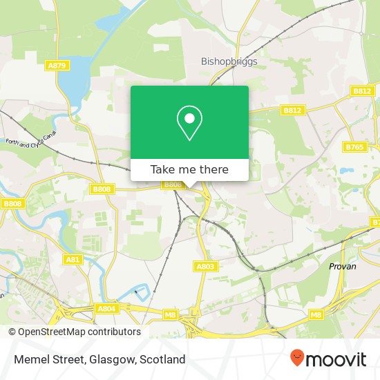 Memel Street, Glasgow map