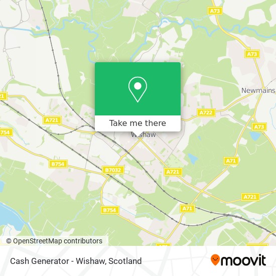 Cash Generator - Wishaw map