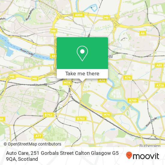 Auto Care, 251 Gorbals Street Calton Glasgow G5 9QA map