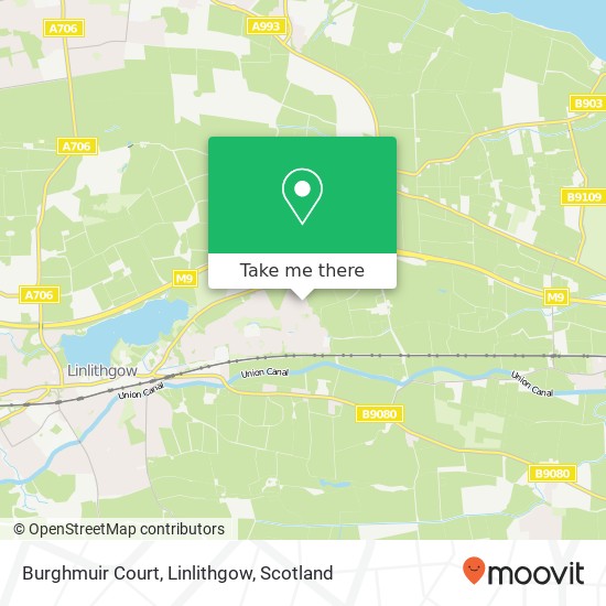 Burghmuir Court, Linlithgow map