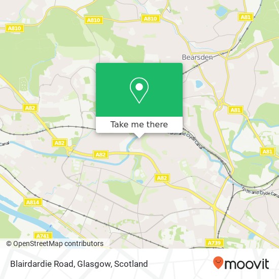 Blairdardie Road, Glasgow map
