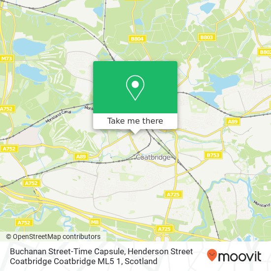 Buchanan Street-Time Capsule, Henderson Street Coatbridge Coatbridge ML5 1 map