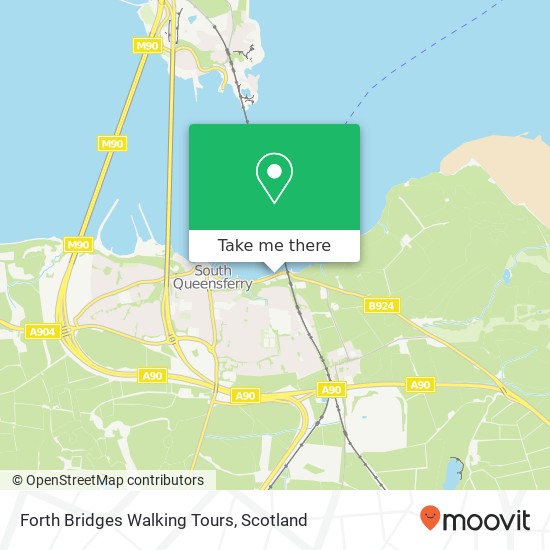 Forth Bridges Walking Tours map