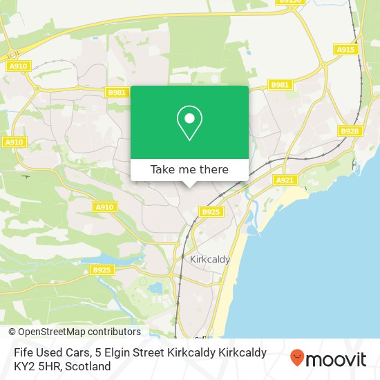 Fife Used Cars, 5 Elgin Street Kirkcaldy Kirkcaldy KY2 5HR map