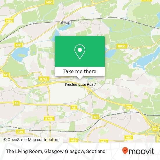 The Living Room, Glasgow Glasgow map