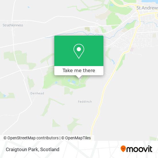 Craigtoun Park map