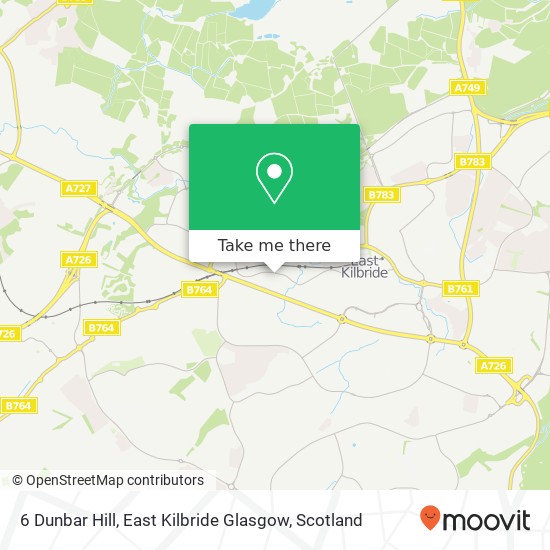 6 Dunbar Hill, East Kilbride Glasgow map