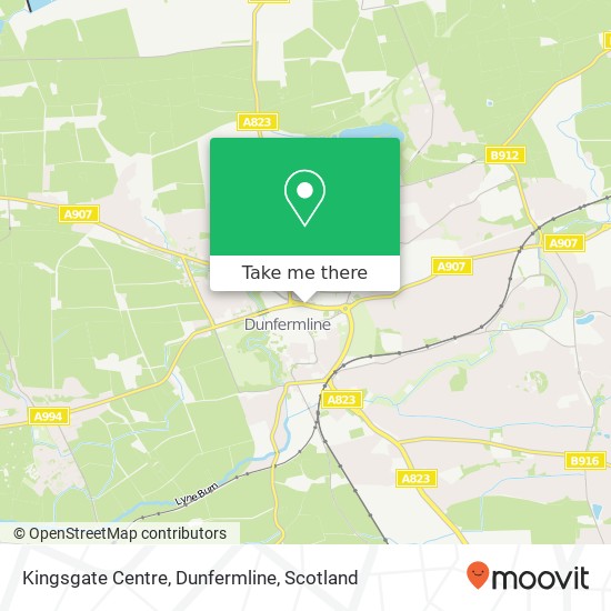 Kingsgate Centre, Dunfermline map