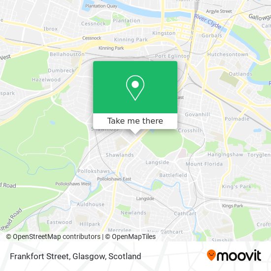 Frankfort Street, Glasgow map