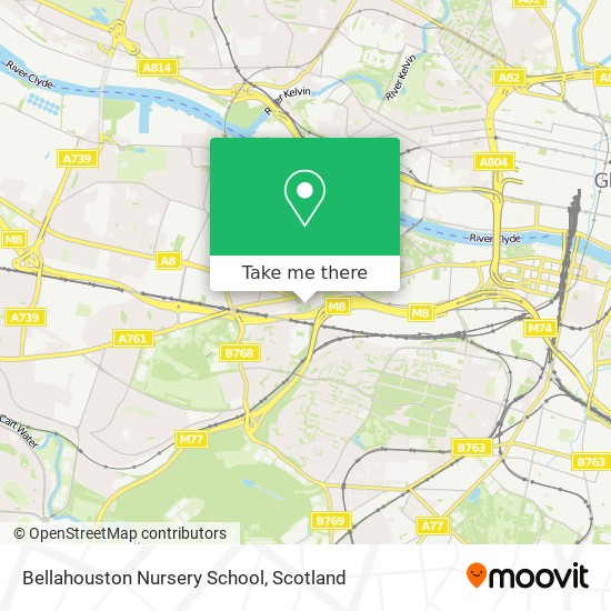 Bellahouston Nursery School map